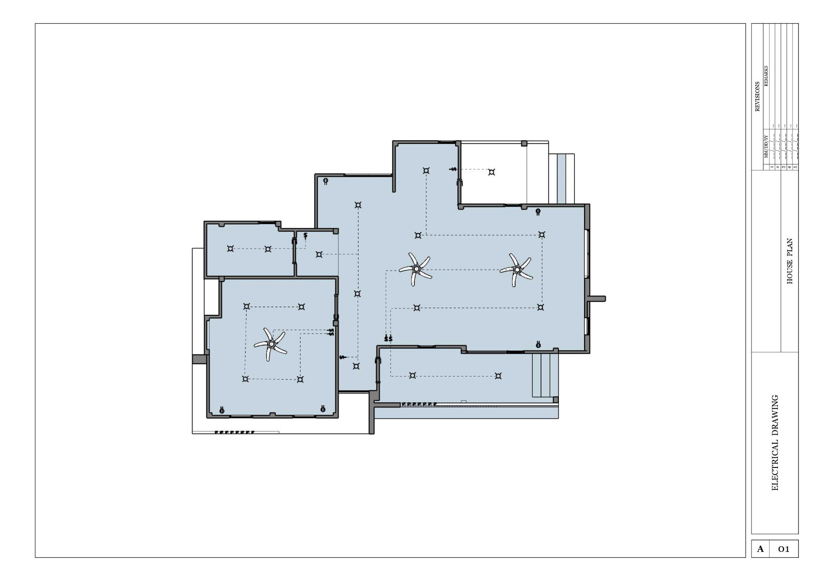 43 x 30 Feet Budget Friendly Single Story House Plan & 3D images , CAD file,PDF