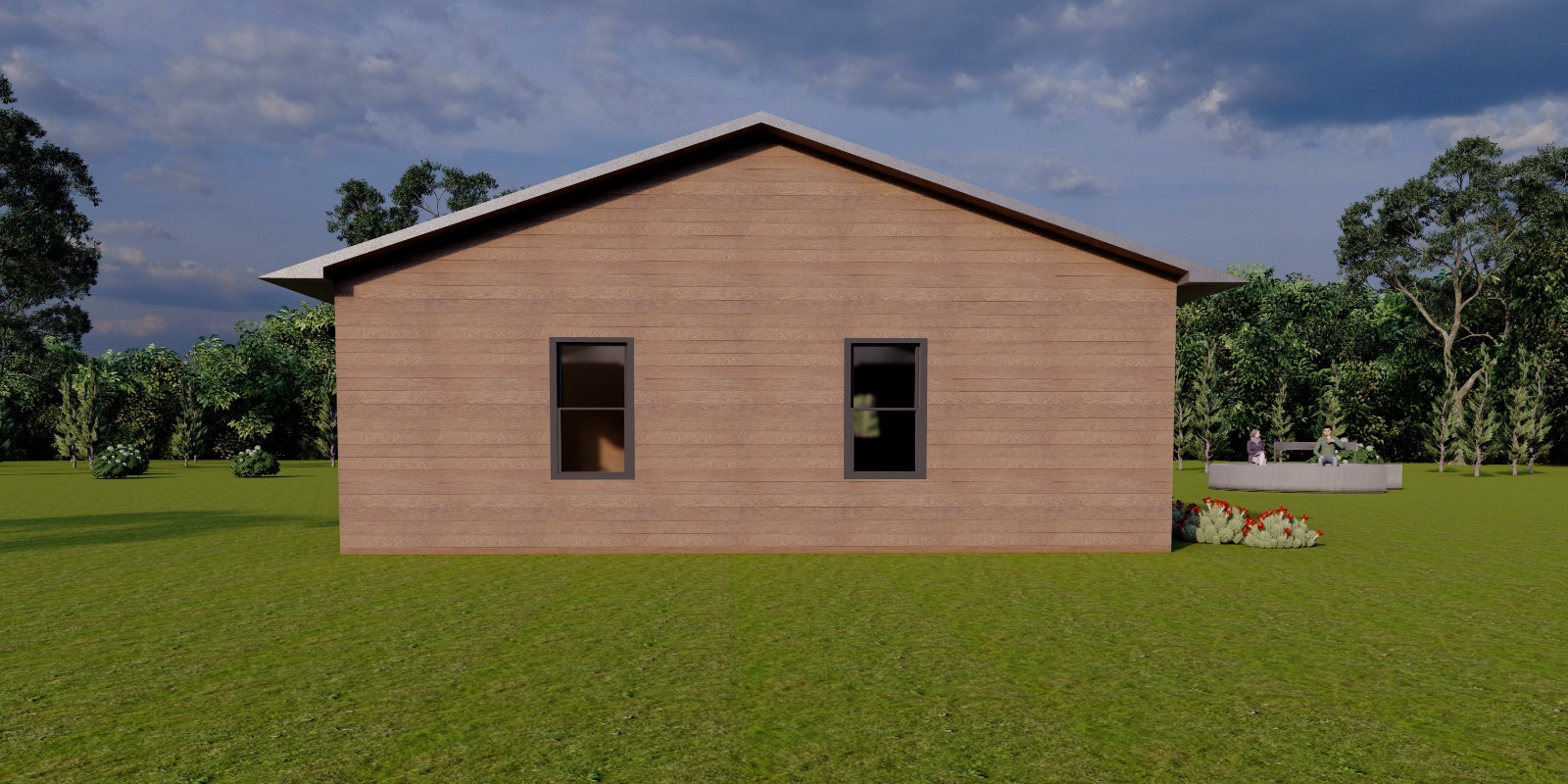 Tiny Home Plans: 3 Bedroom Single Story 26×44 Feet 1144 SqFt Blueprints