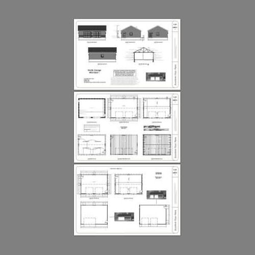 36×26 2-Car Garage — 936 sq ft — PDF Floor Plan — Model 1