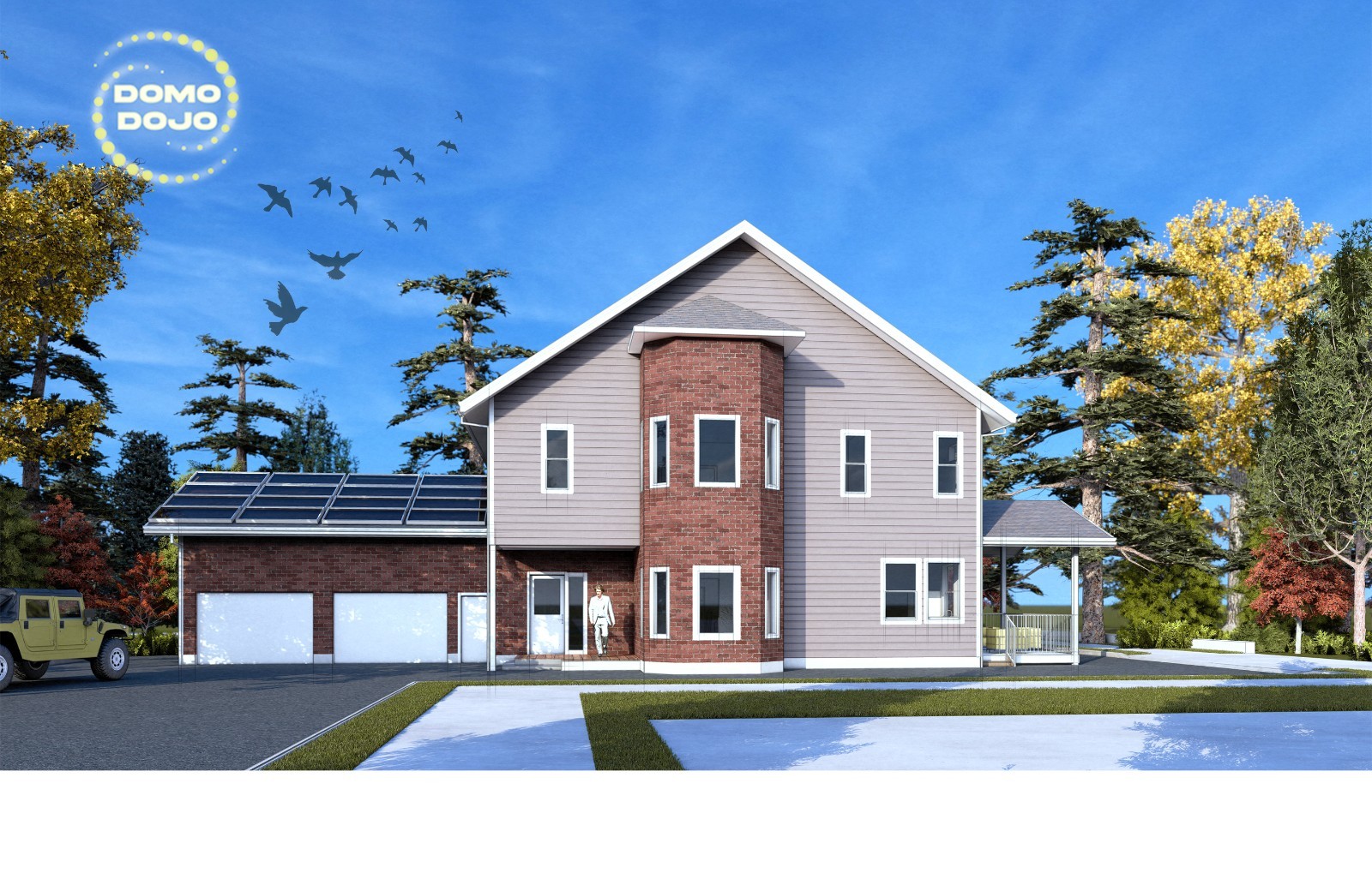 Mini Manor House Plans – PDF Downloadable Blueprint