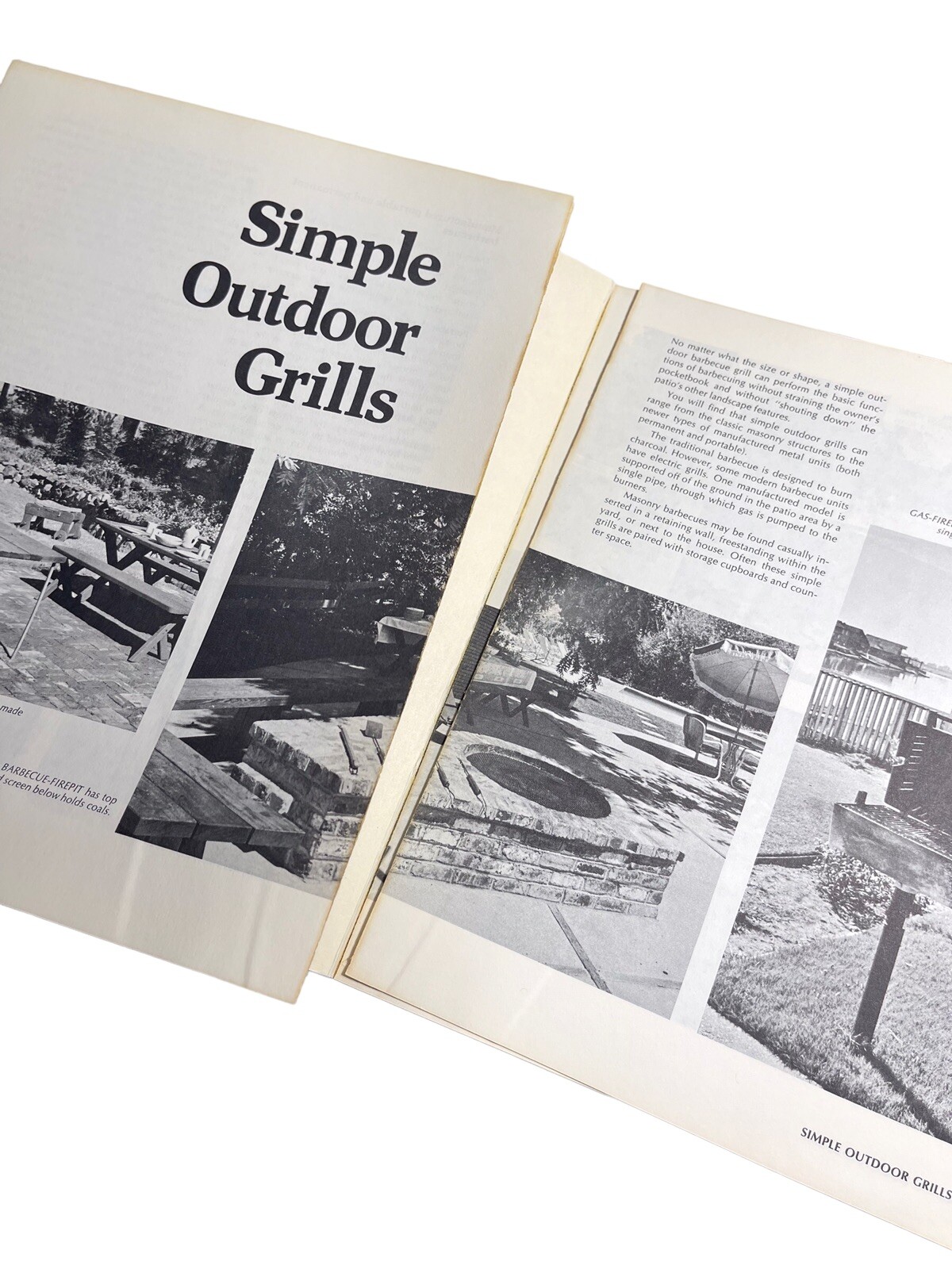 decks & patios; building barbeques; garden & patio building books