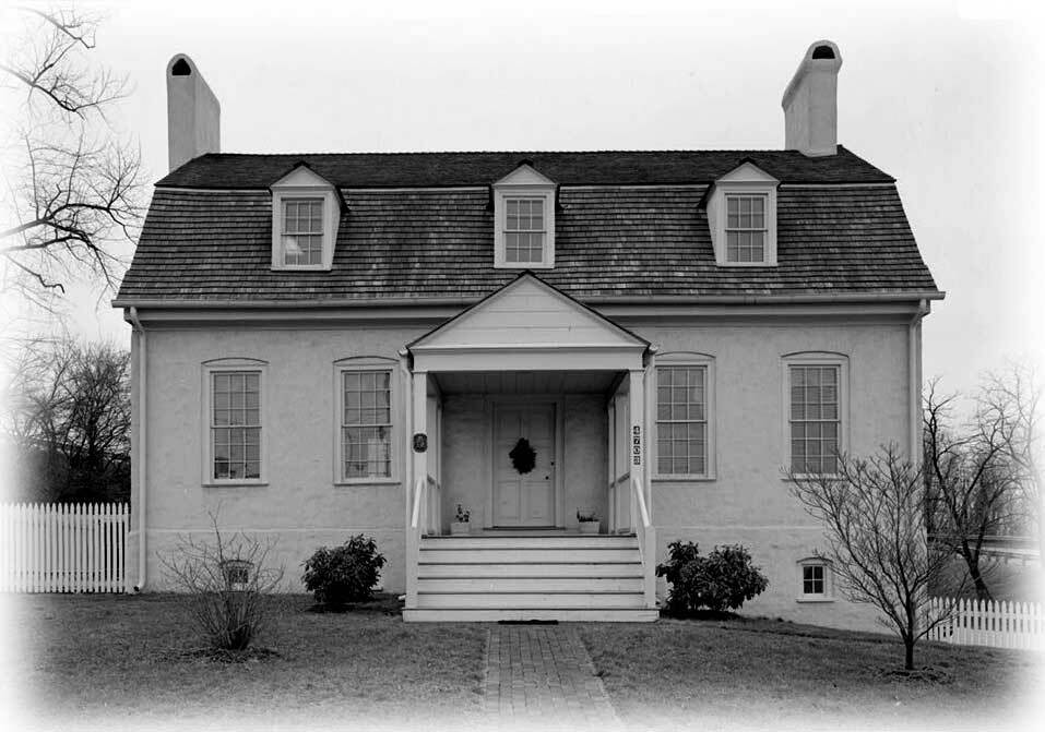 Dutch Colonial stone house, gambrel roof design, PRINTED architectural plans