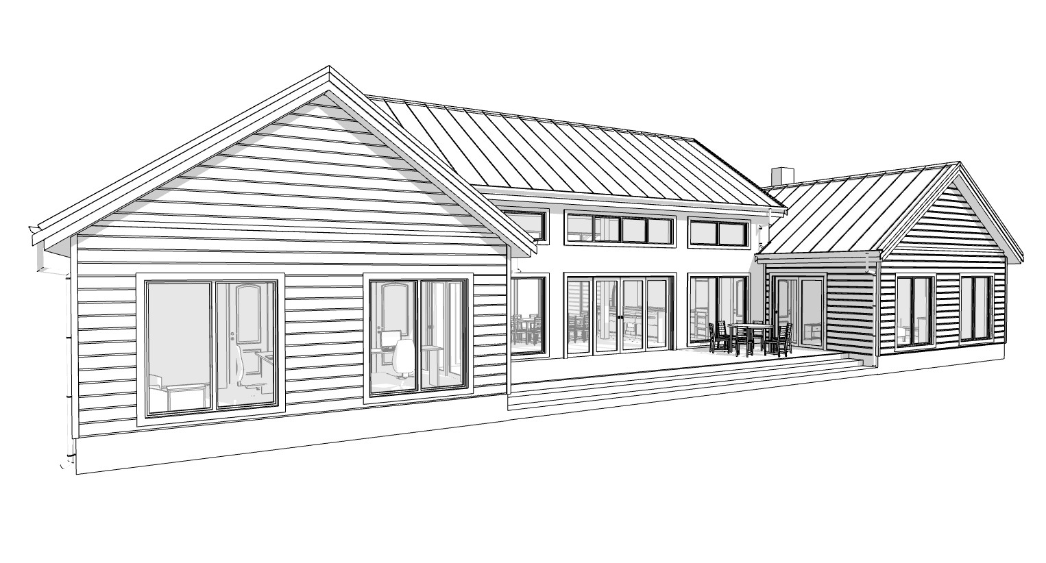 Mill Farm Loft House 4 Bed, 3.5 Bath Architectural Build Plans PDF Download