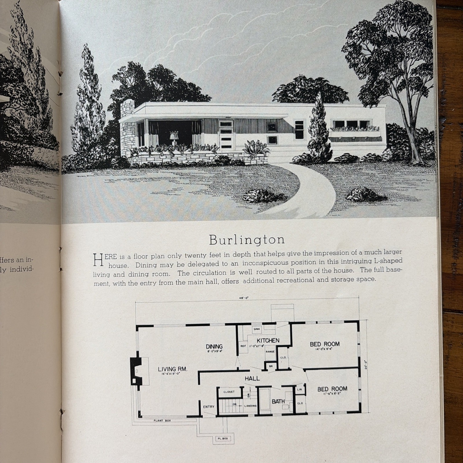 Vintage 1953 MCM Mid Century Home Designs House Plans Practical Homes Catalog