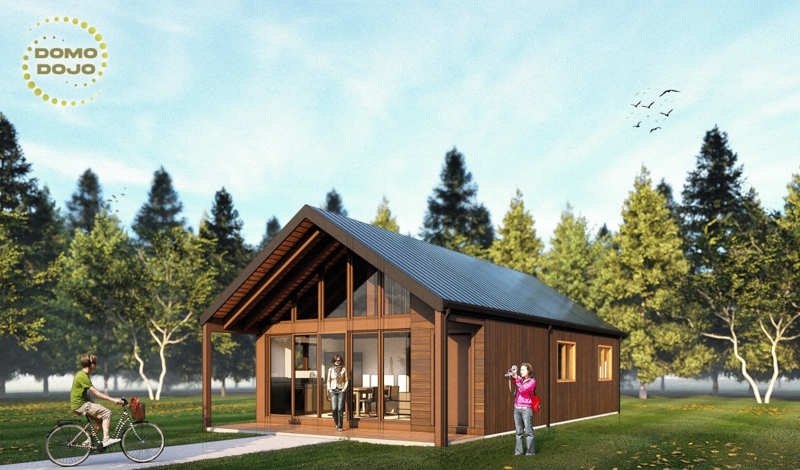 Wood & Metal ADU Plans – PDF Downloadable Blueprint