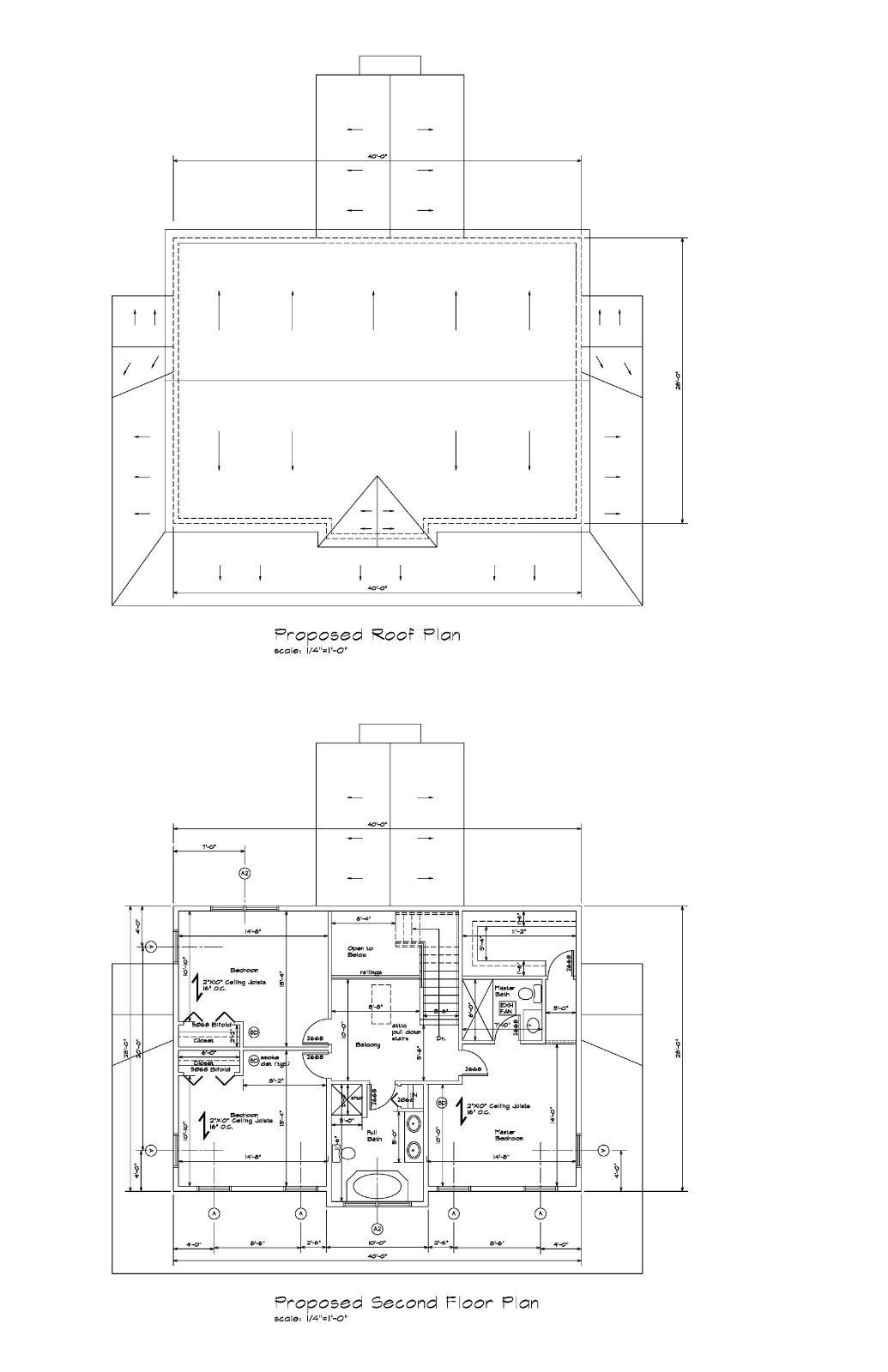 HOUSE PLANS COLONIAL PLANS 2600 SF 3BR-2.5B- COLONIAL PLANS #1804