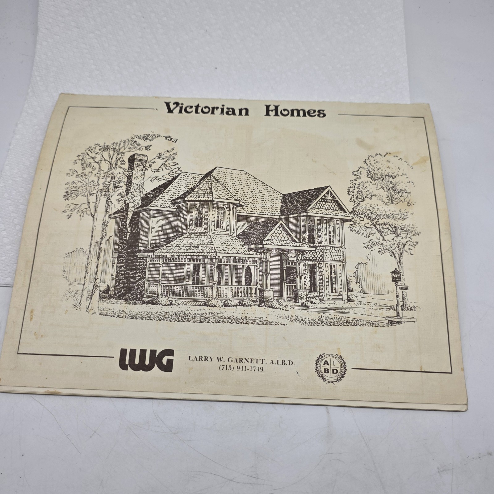 Vintage Victorian Homes Architectural Plan Booklet – Larry W. Garnett, A.I.B.D.
