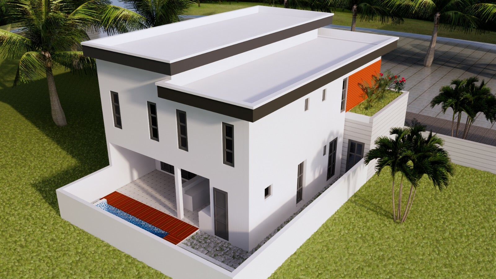 Custom House Plans 10×13.6 Meter 33×45 Feet 3 Beds 4 Baths Slap (A4 Hard Copy)