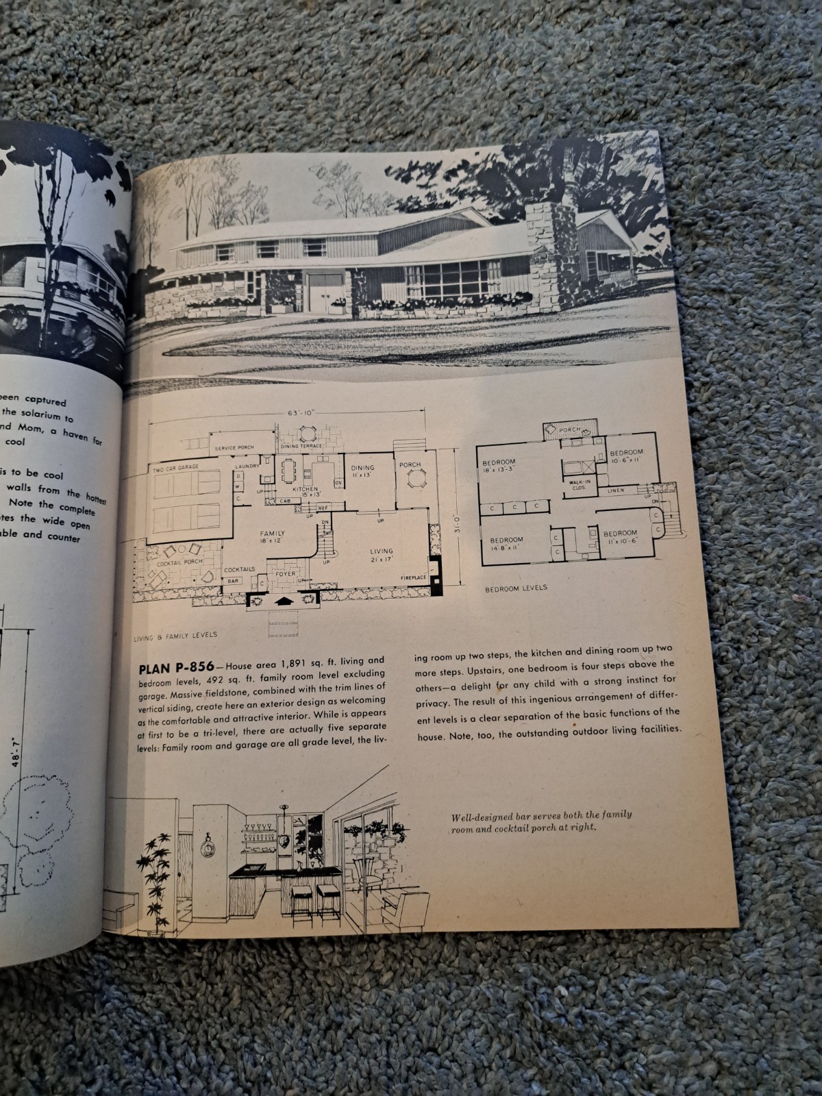 Vintage 1971 Science & Mechanics 101 Home Plans House Plans