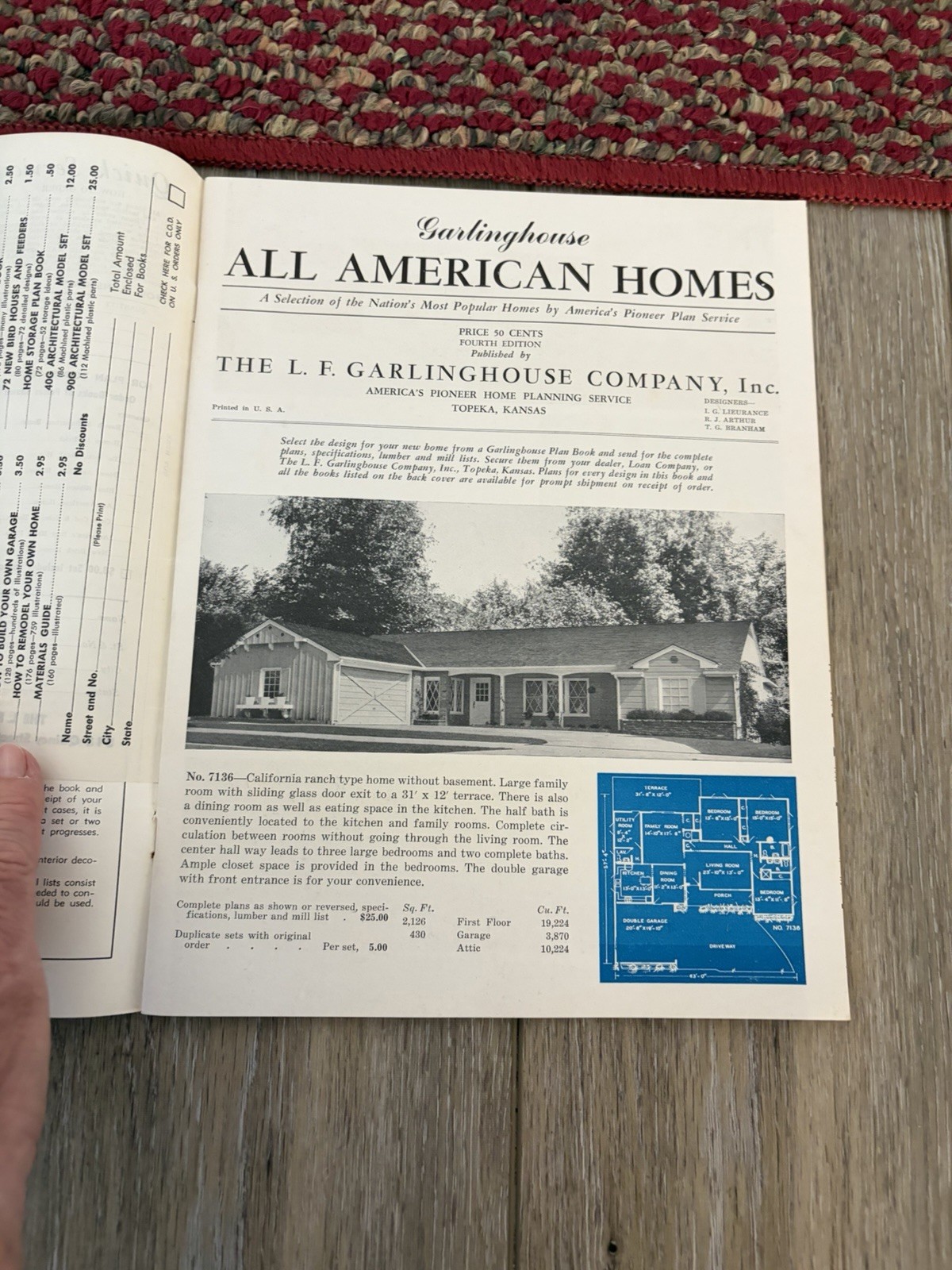 MCM Mid-Century Homes Designs 1960/70s Catalog Garlinghouse 48 Pages House Plans