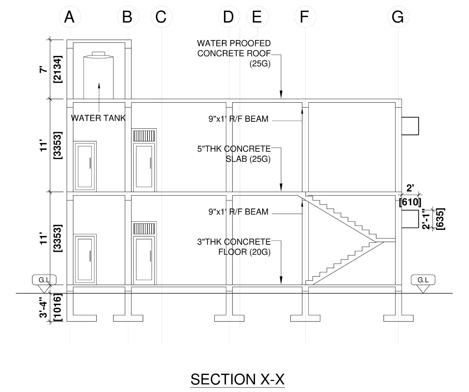 Modern Two Story House Plan With 3D Images DWG CAD File And PDF For Blueprint