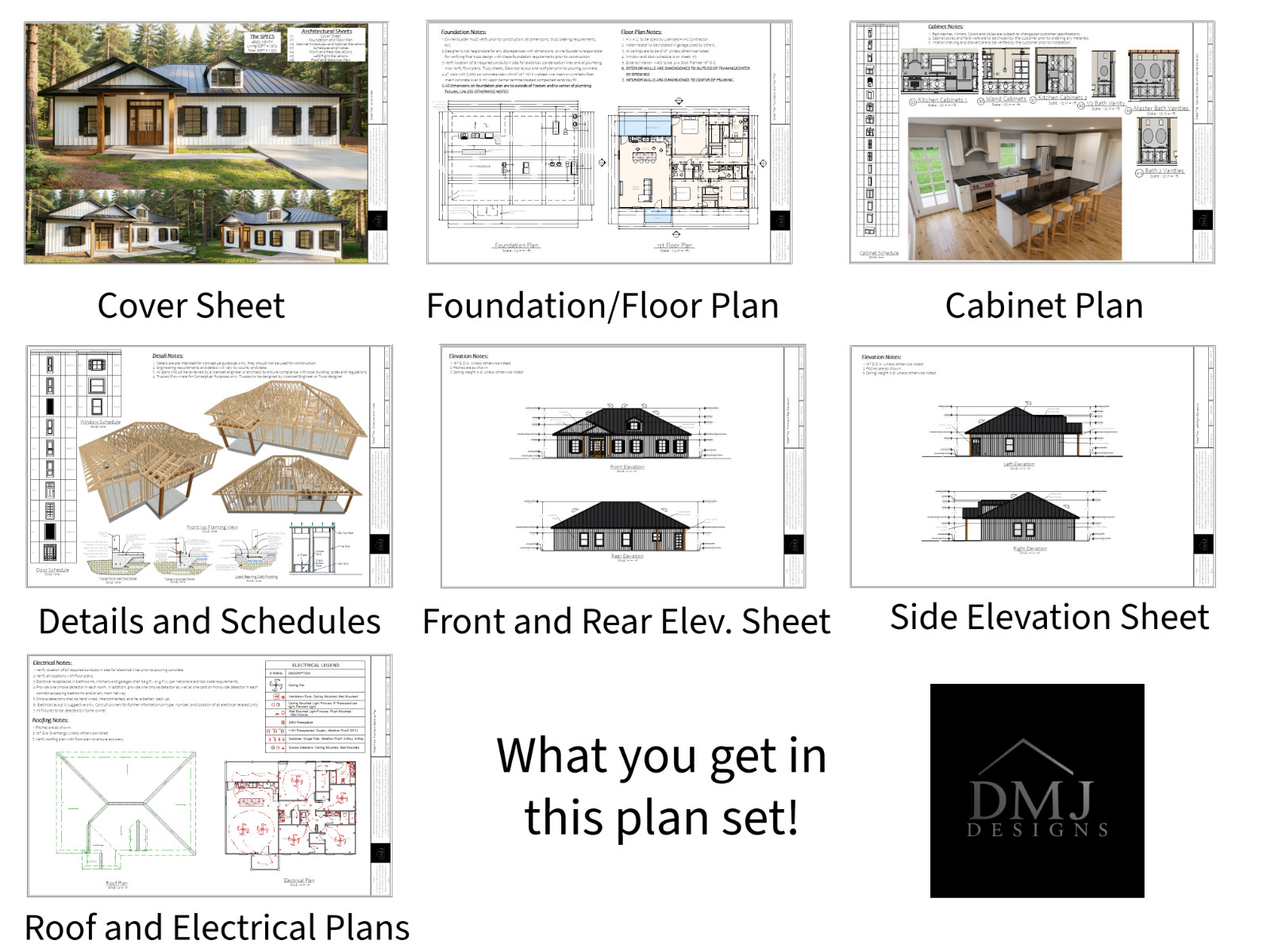 Modern Farmhouse House Plan | 4 Bedroom | 2.5 Bath | 1,691 Sq Ft