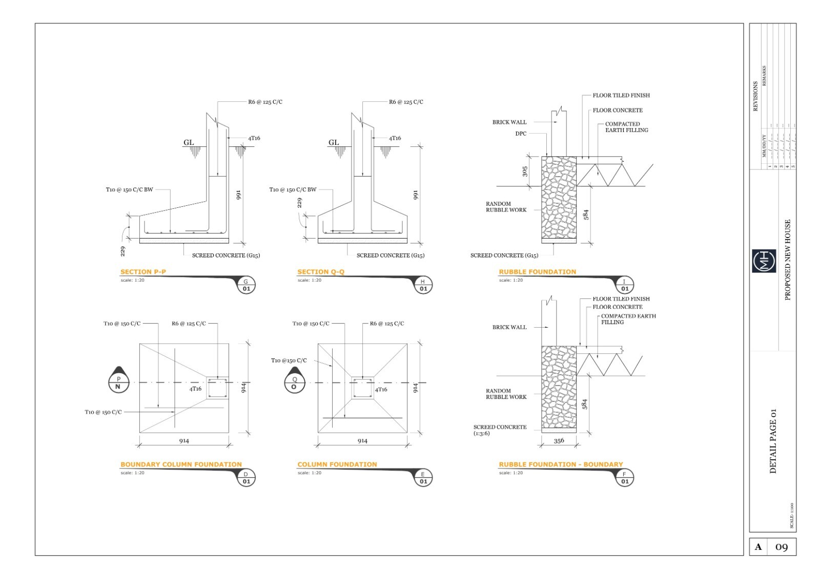 American Style Modern House Plan AutoCAD File & PDF For Blueprint Plans