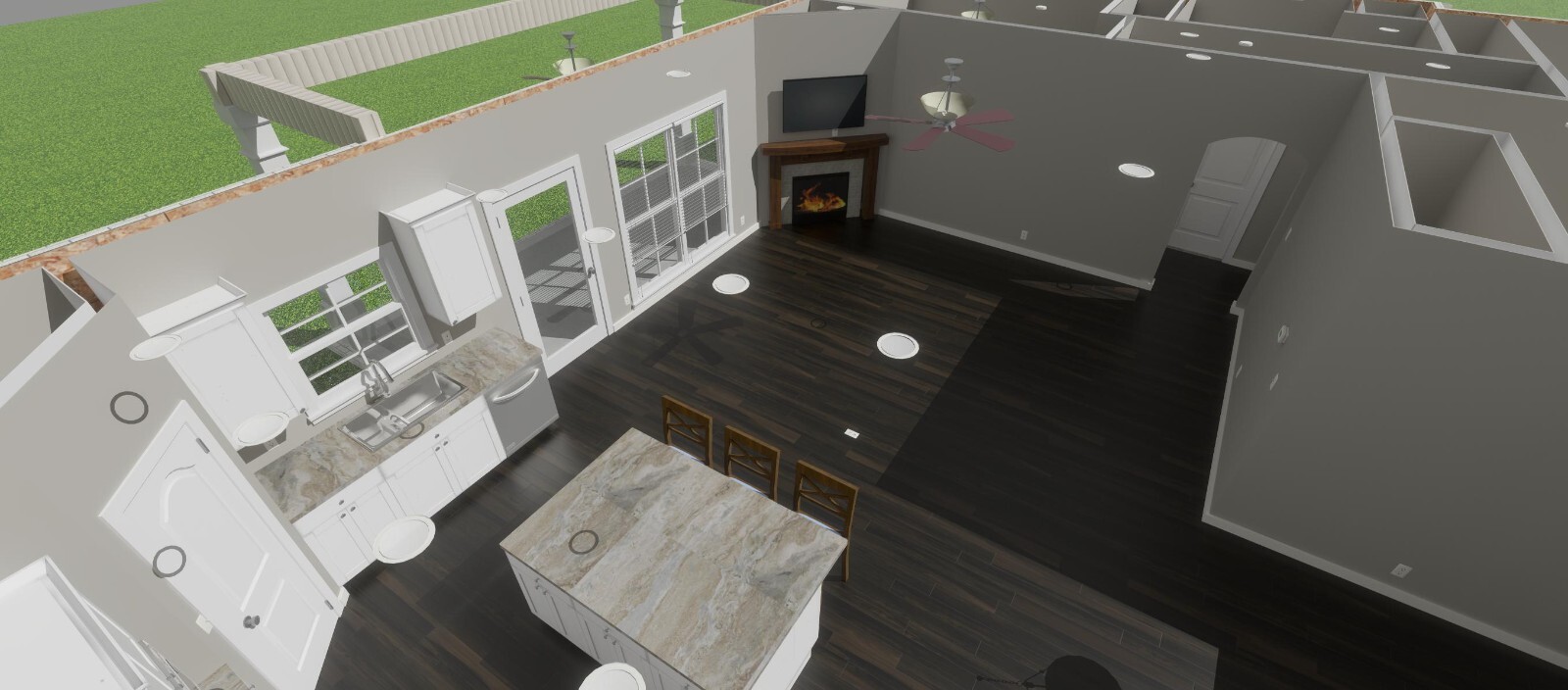 1994 sq.ft., 4 Bedroom, 2.5 Bath, 2-car garage – Craftsman Home Plan