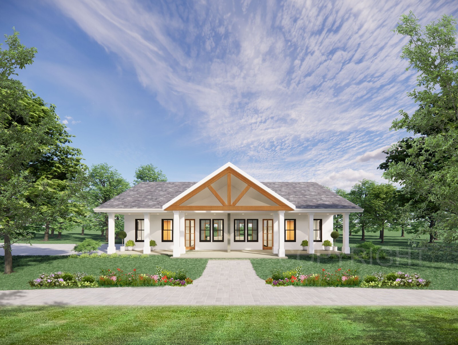 Duplex Investment Rental Plan – 2 Bed 2 bath – 1820 SF – Drawings Blueprints