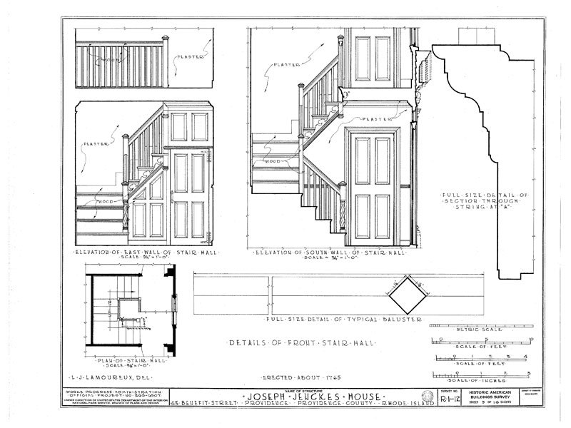 Gambrel Roofed Colonial New England Home, wood framed, PRINTED home plans