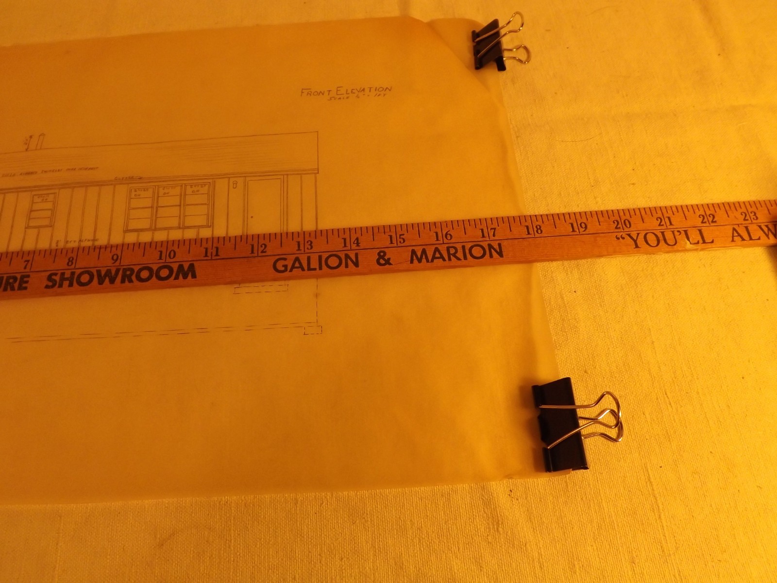 VINTAGE HOUSE BLUEPRINTS #8— 12″ X 18″ SEE PICTURES 6 PAGES
