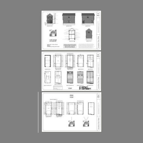 14×28 1-Car Garage — 791 sq ft — PDF Floor Plan — Model 3A