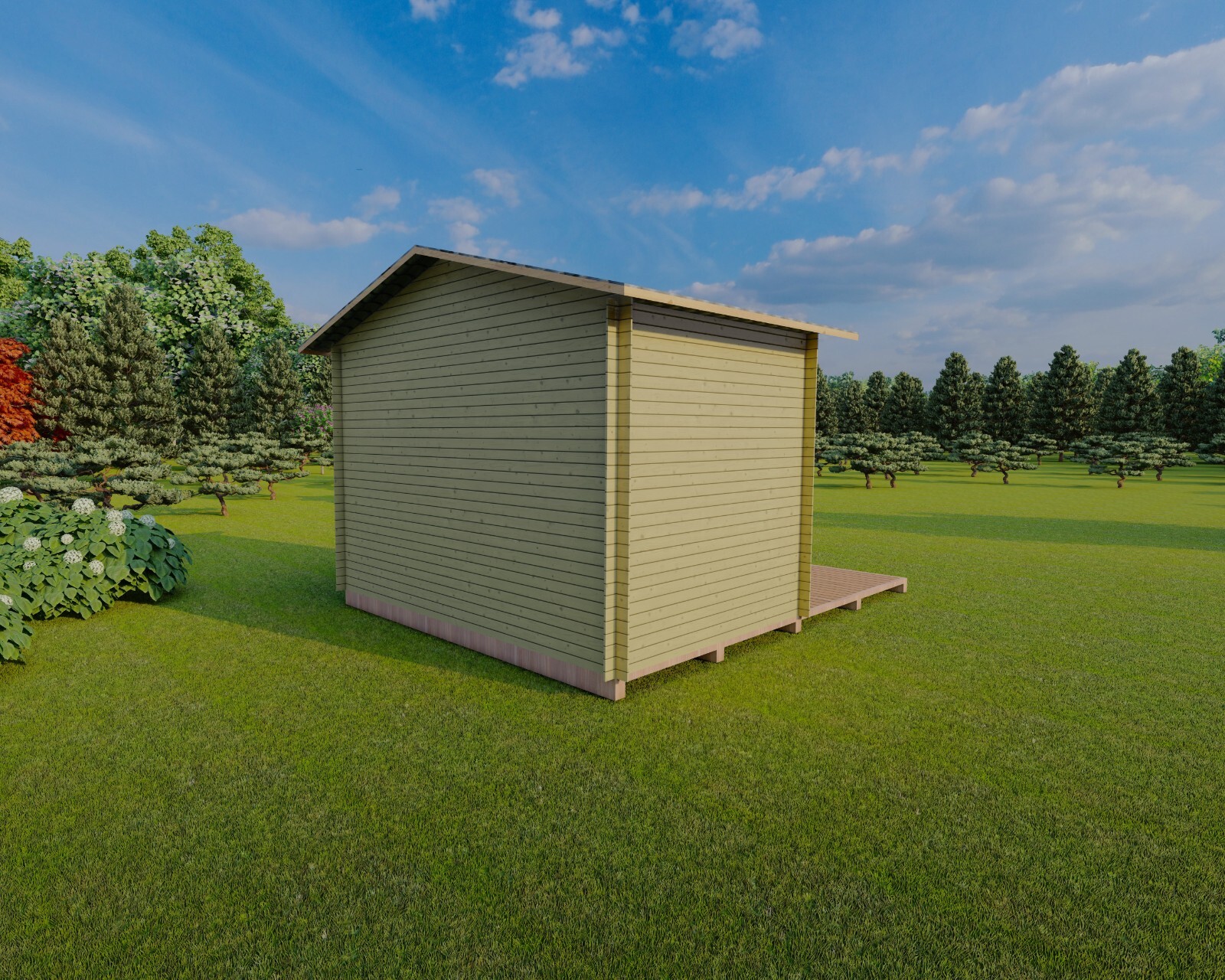 12’x8′ Wood Shed Building Plans – DIY Instructions with Elevations, Framing