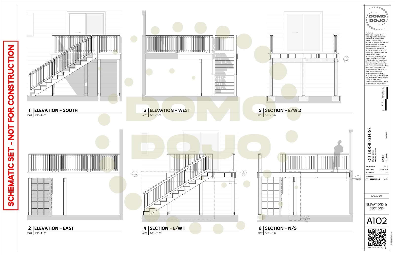 Outdoor Refuge Deck Plans – PDF Downloadable Blueprint
