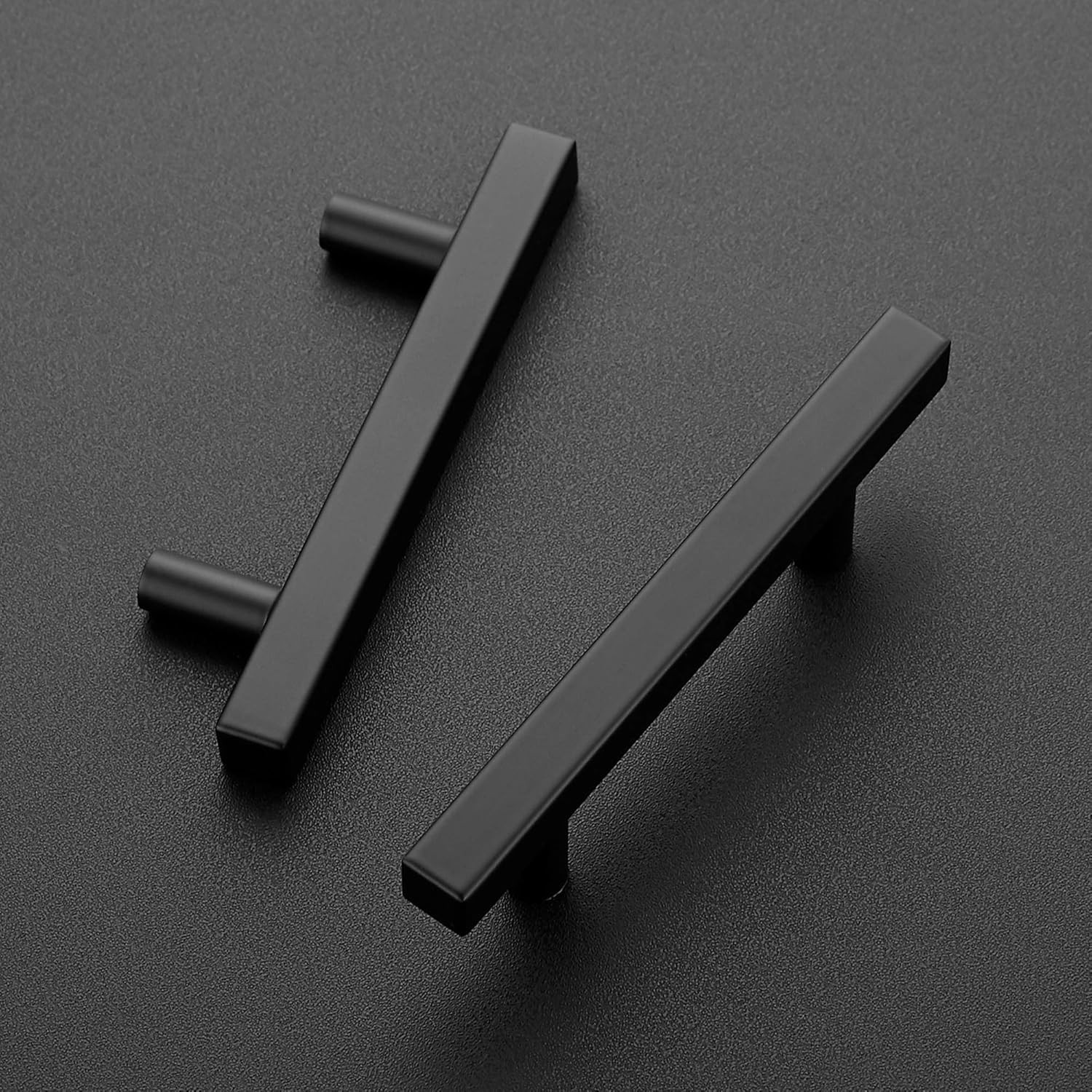30 Pack Jaladeras De Gabinete 5 Inch Negro Mate Acero Inoxidable 3 Inch Centro