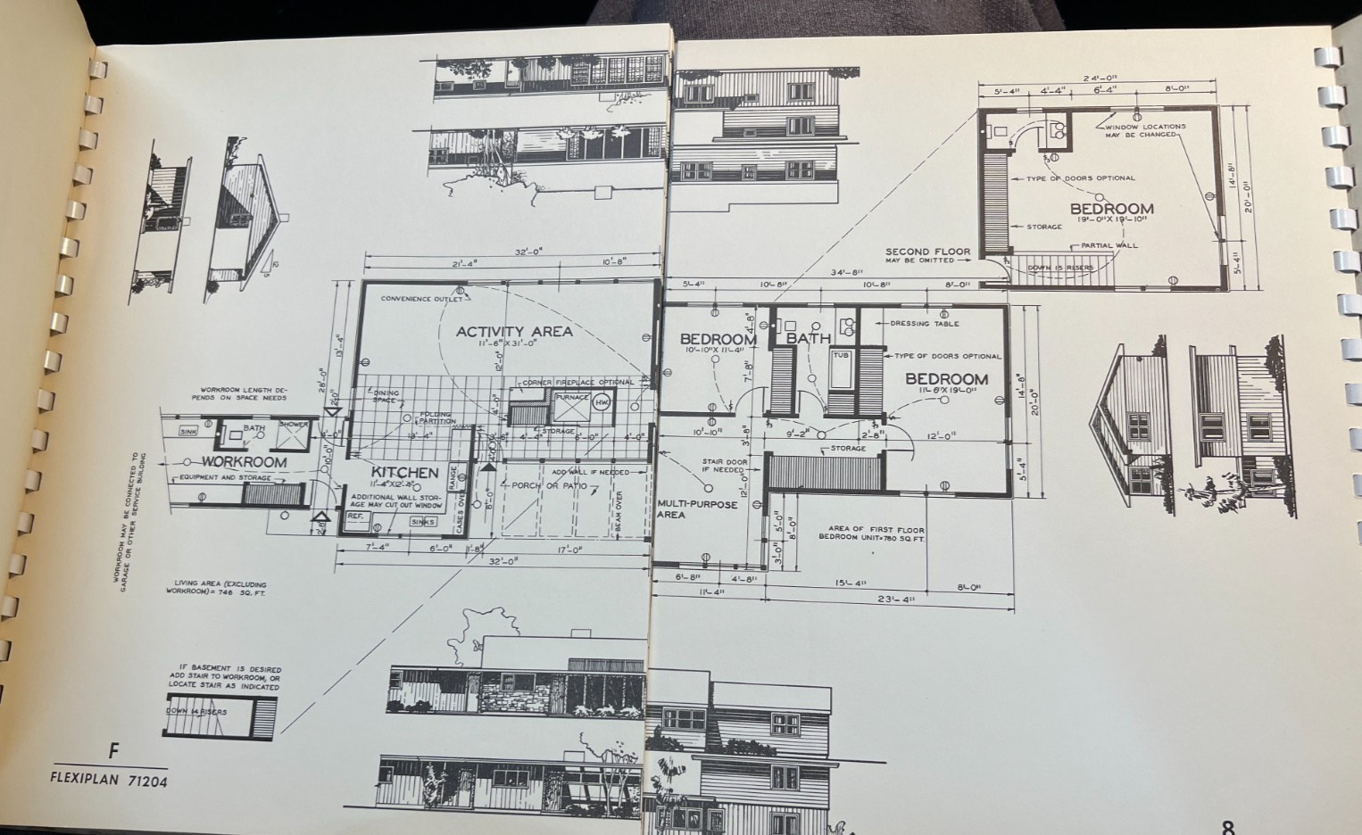 Contemporary Farmhouses Flexiplan 71204 Home Building Patterns University of IL