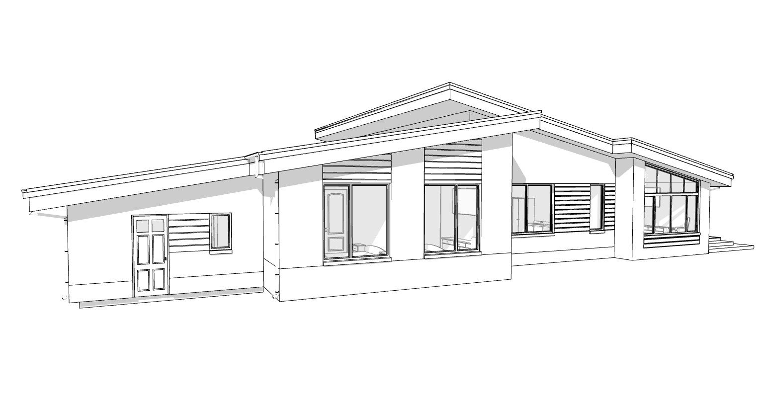 90’x55’ 3 Bed, 2 Bath Garage, Porch, Winter Garden Architect. Plans PDF Download