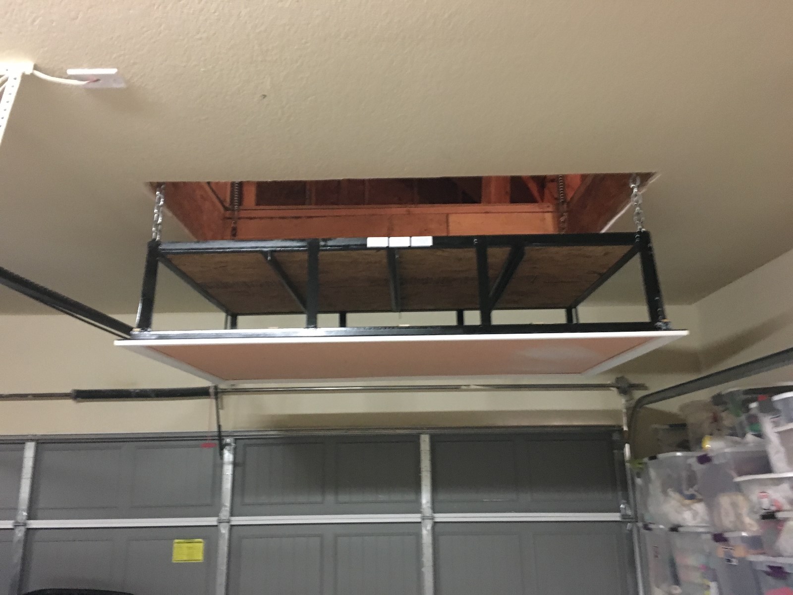 500 lbs. Steel Frame: Attic Lift, Garage Lift, Garage Storage