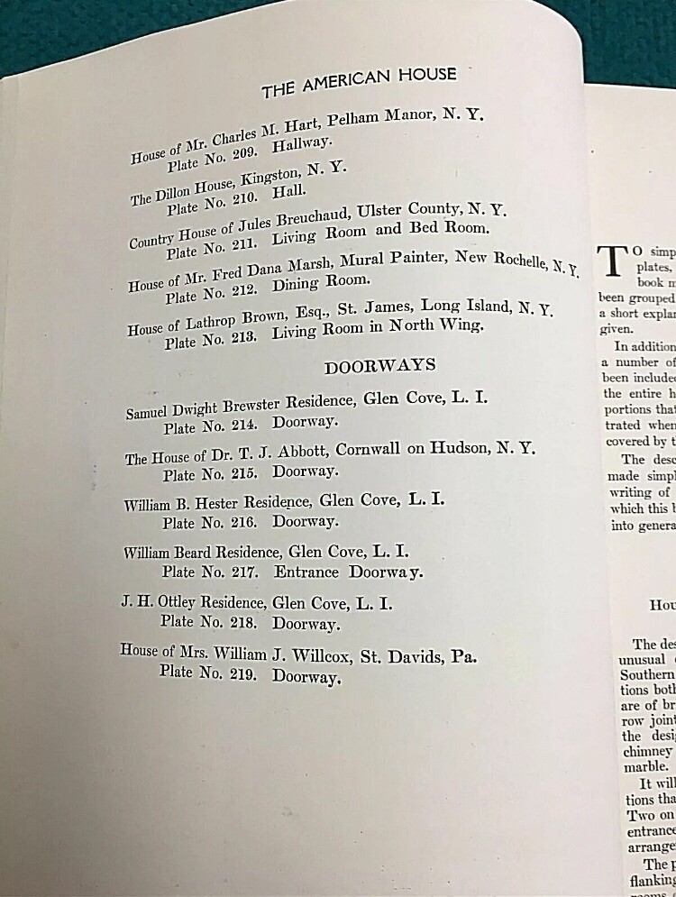 1922 Book : THE AMERICAN HOUSE “Architect” FLOOR PLANS & ILLUSTRATIONS @ Keefe