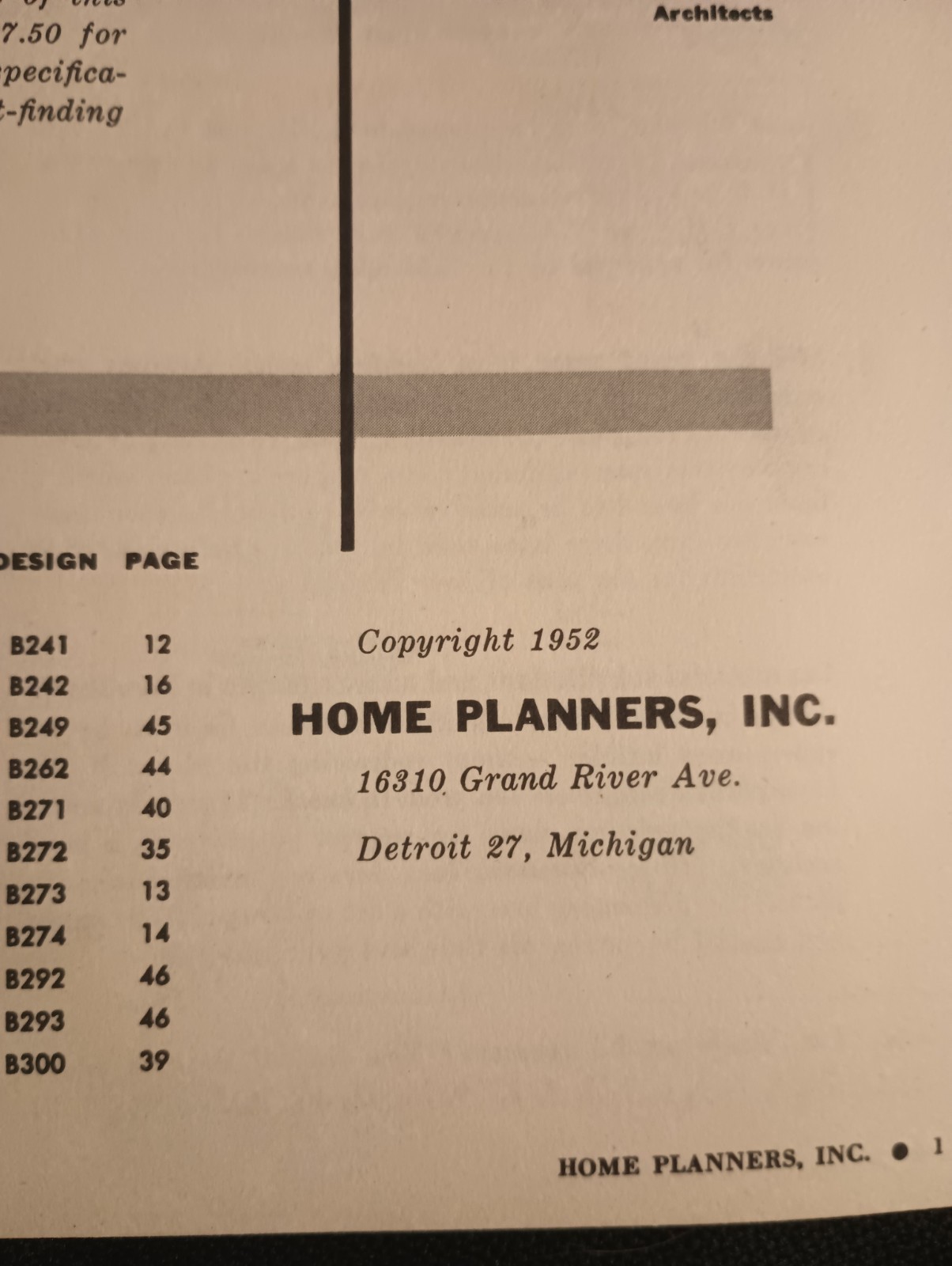 1952 Dok Builders 55 Home Plans Grand Rapids Michigan