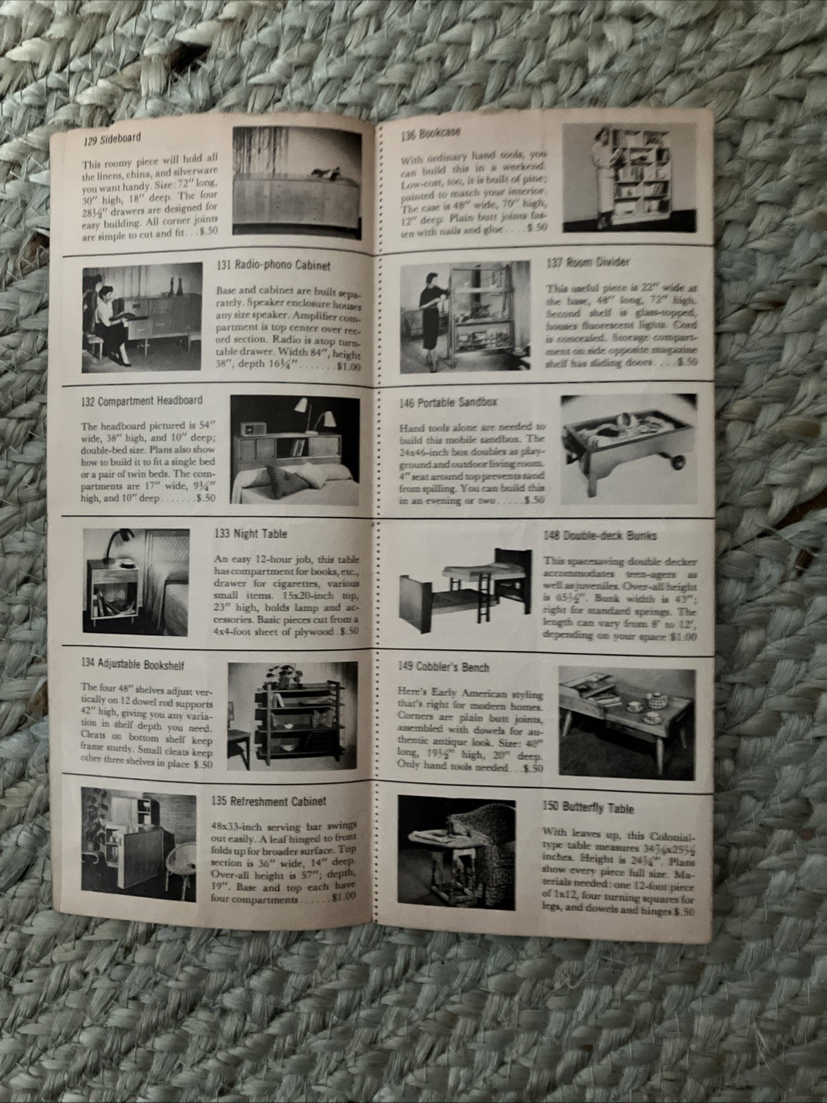 Catalog Of Better Homes And Gardens Handy Plans 1954