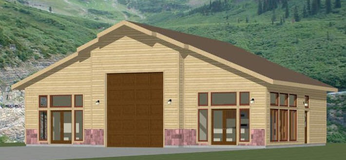 50×42 1-Car 1-RV Garage 1 Br 1 Ba – PDF FloorPlan – 1,973 sqft – Model 1I