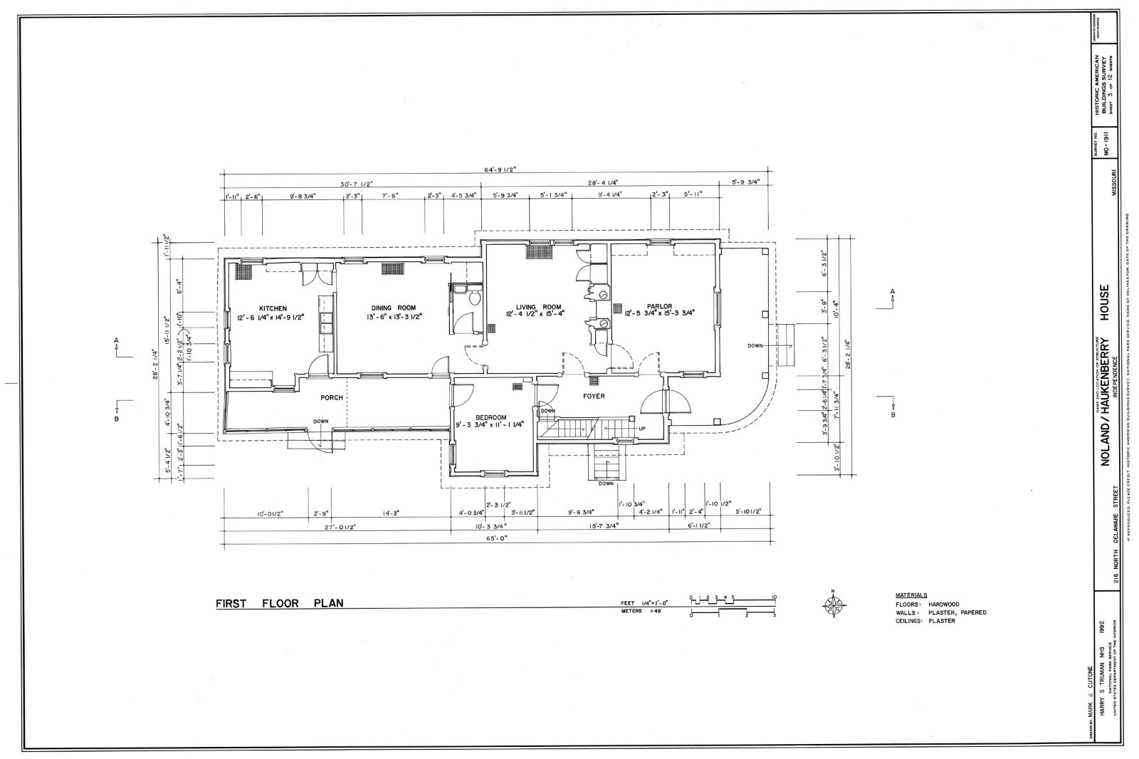 Victorian style home, wrap-around porch, 3 bedrooms, architectural prints