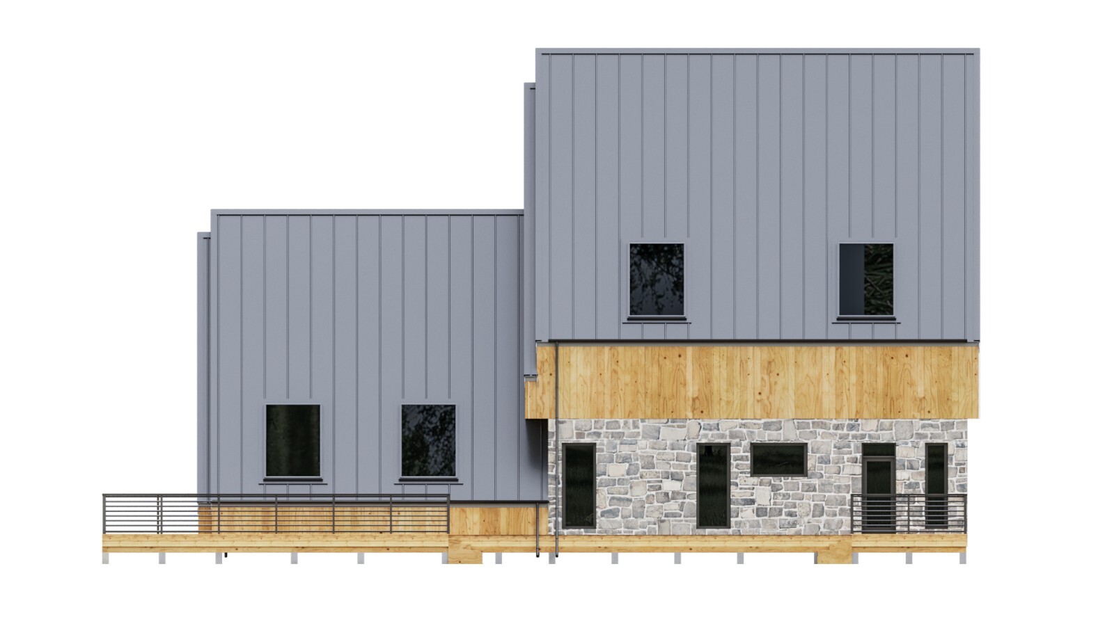 35’x65′ 4 Beds, 4 Bath Double A-Frame Architectural Build Plans PDF Download