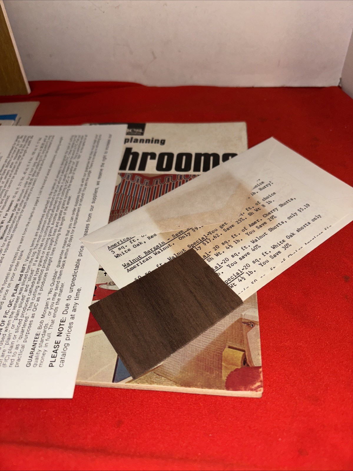 Vintage Lot Of Building Instructions- Roof-walls-bathroom-Estate Find