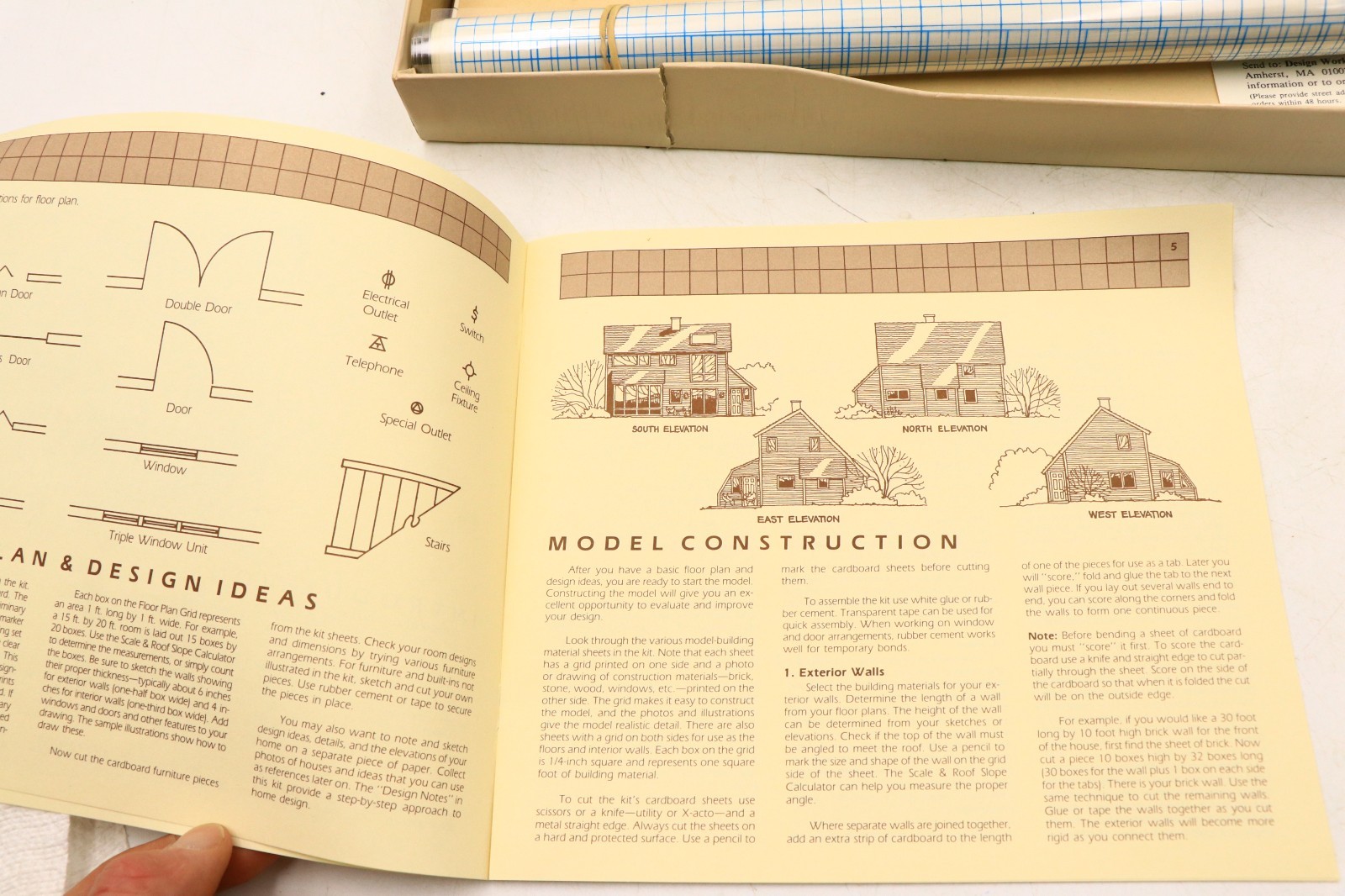 Rare Vintage Home Remodeling Kit Custom Floor Plan Model Building Design System