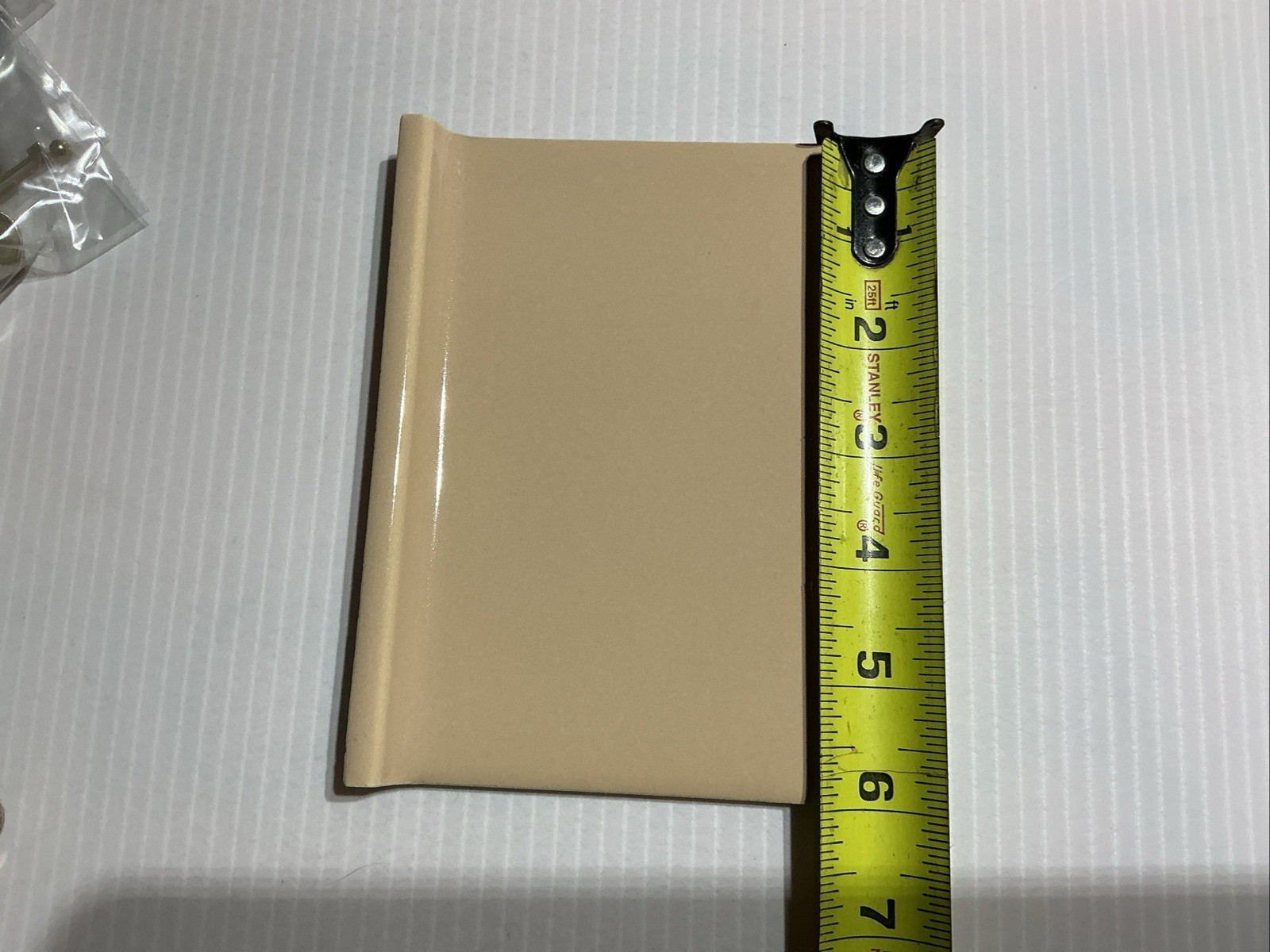 Vintage 1950s Cove Tile Salmon Pink 4×6 New Condition Made In USA