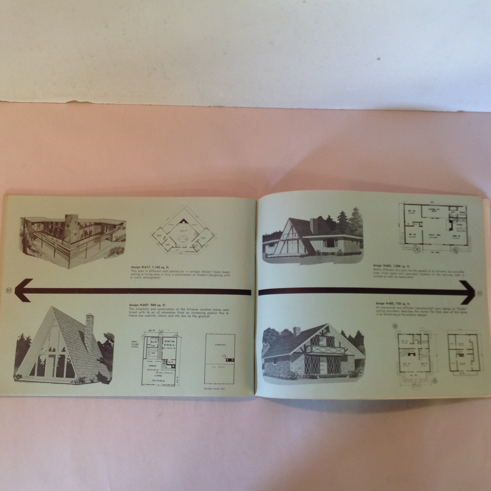 Vintage 1950’s-60’s The Detroit News Parade of Homes 92 Home Designs Booklet MI