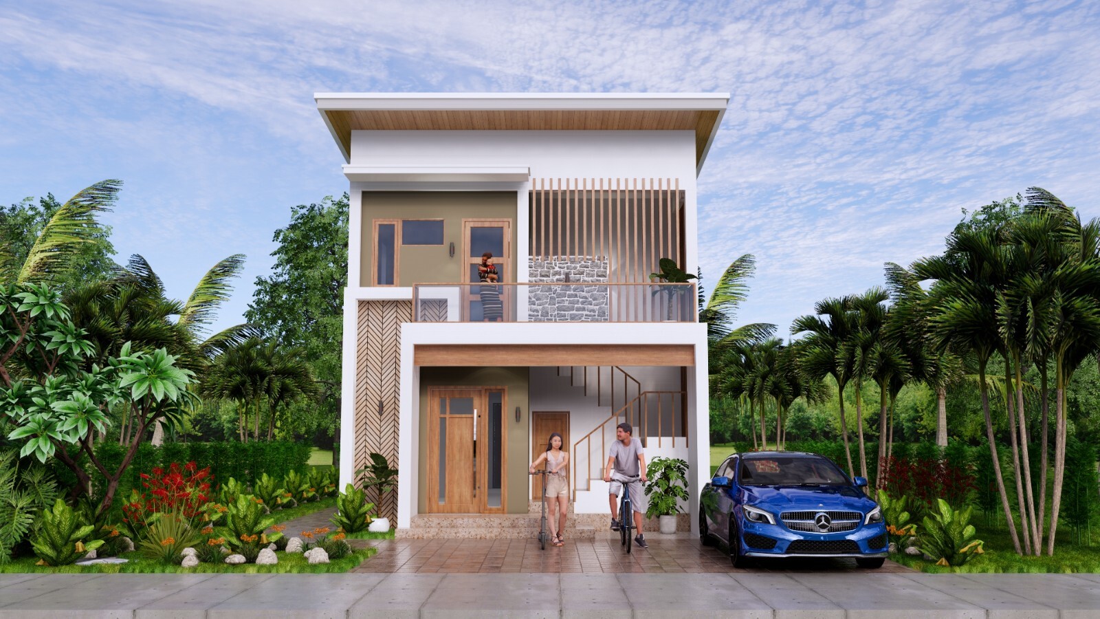 20×30 Duplex House 6×9 Meter 2 Beds 1 Bath Each Floor Shed PDF & A4 Hard Copy