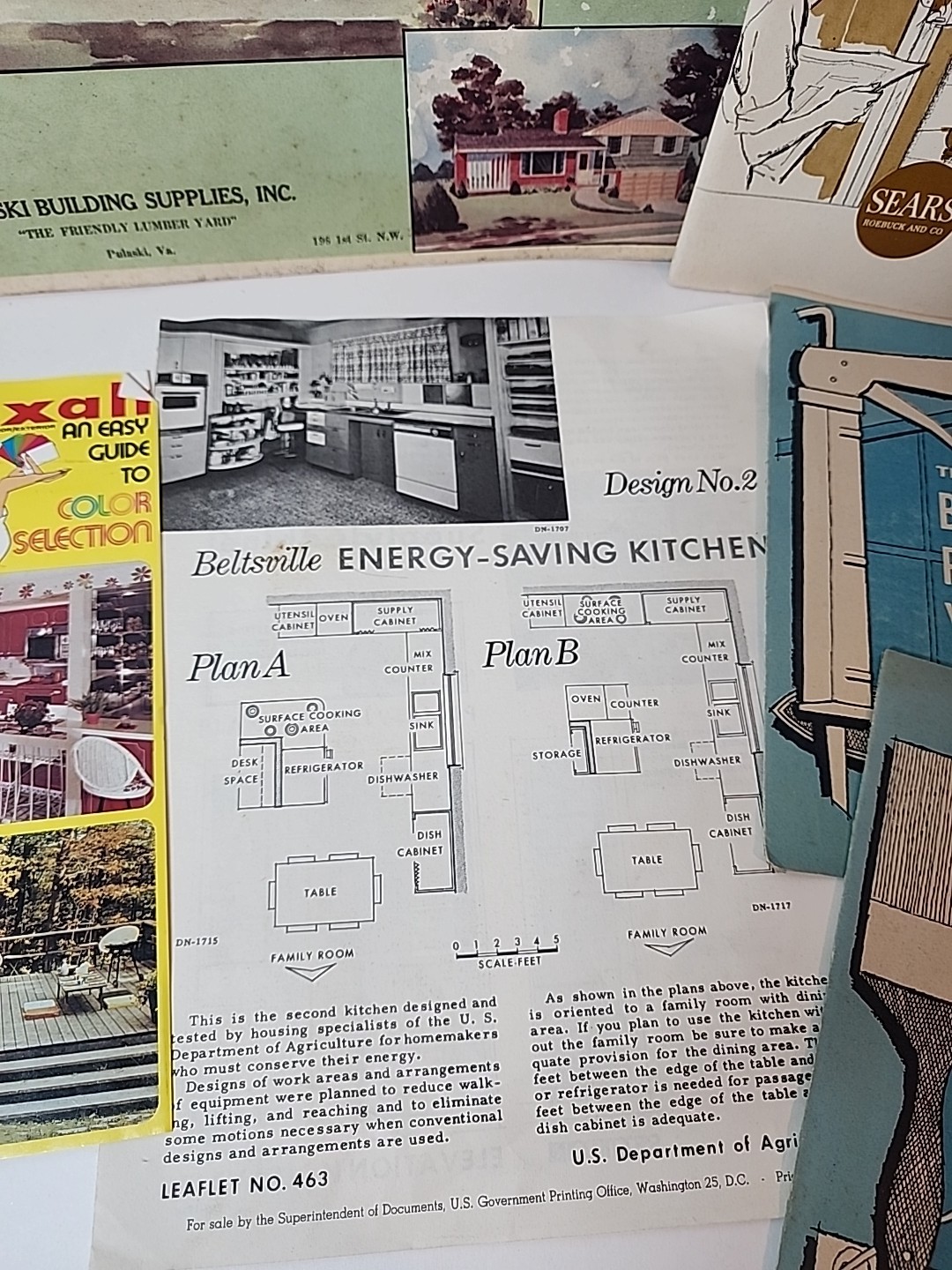 8x 40s 50s 60s Home Plans Design Catalogs Blueprints Wiring Remodeling Paint