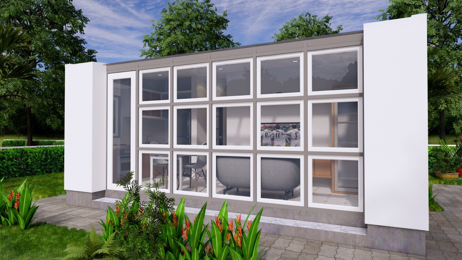 16×20 Feet Small House 5×6 Meter 1 Bed 1 Bath Steel Frame PDF and (A4 Hard Copy)