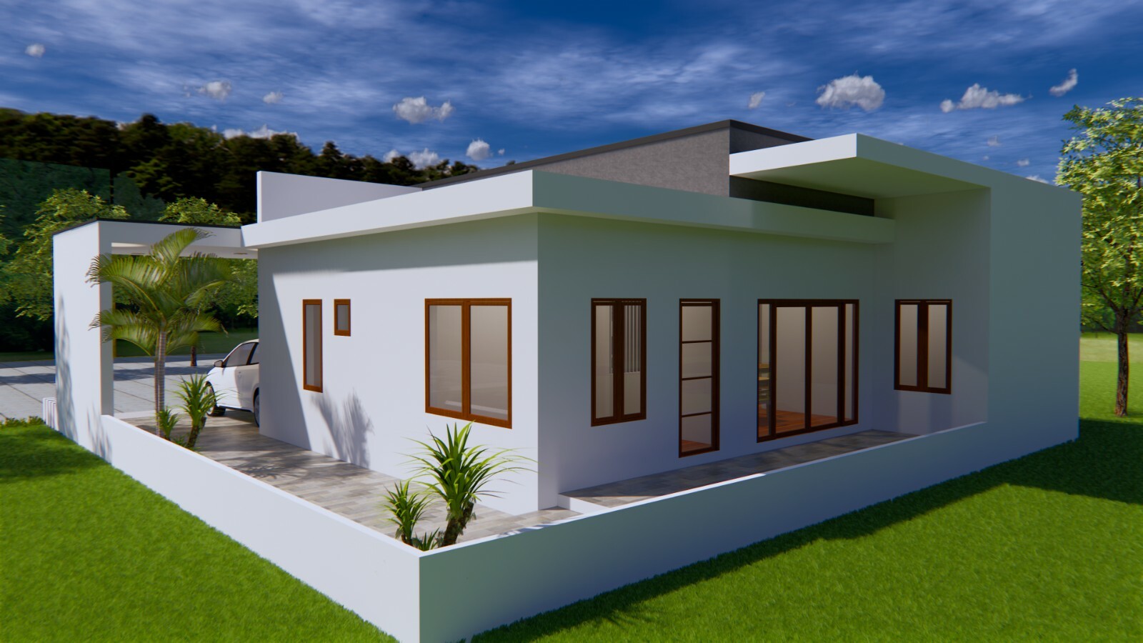 Modern House Plans 15×16 Meter 49×53 Feet 3 Bedrooms Full PDF (A4 Hard Copy)