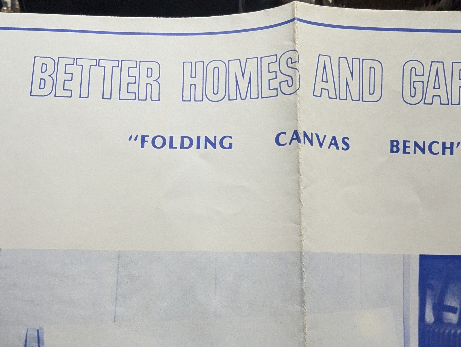 Better Homes & Gardens Wood Plans 1977 BBQ Cooking Center or Folding Cnvas Bench
