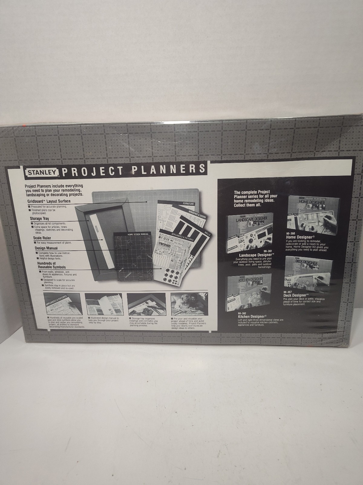 Vintage 1988 Stanley Project Planners Home Designer Sealed Scale Gridboard Kit