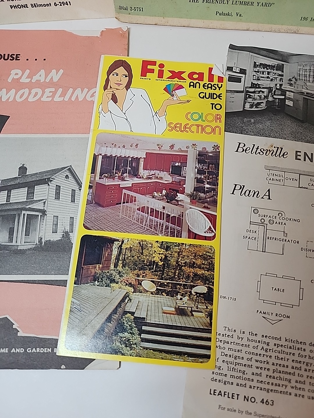 8x 40s 50s 60s Home Plans Design Catalogs Blueprints Wiring Remodeling Paint