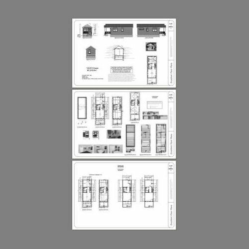 12×30 Tiny House — 358 sq ft — PDF Floor Plan — Model 1