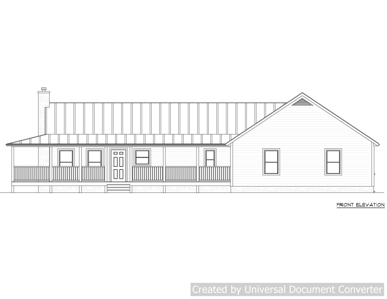 Full Set of single story 3 bedroom house plans 2,530 sq ft