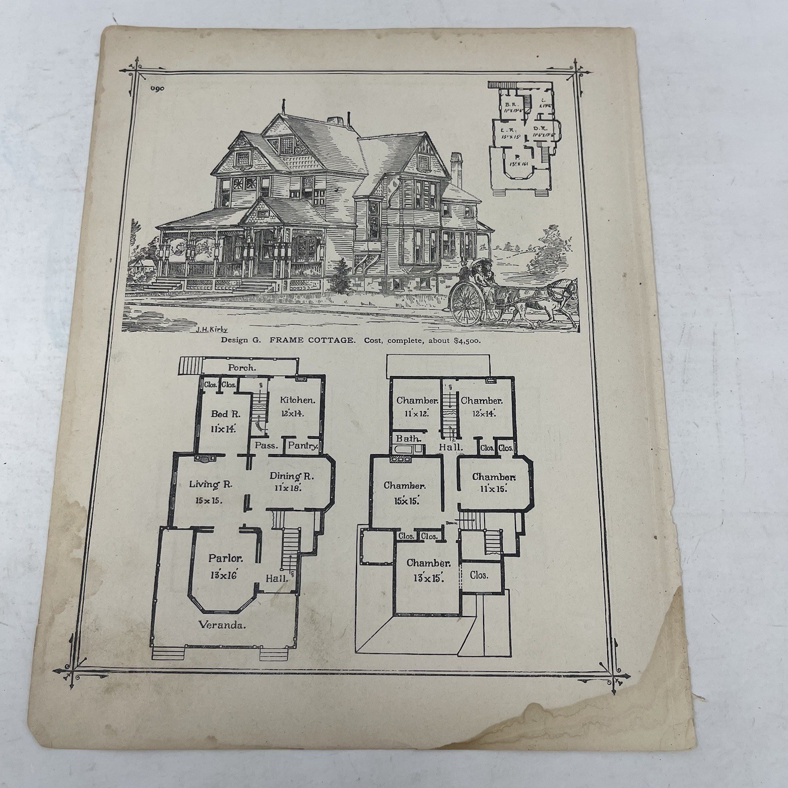Antique Frame Cottage House Plans 1900 Floor Plans Architectural Designs