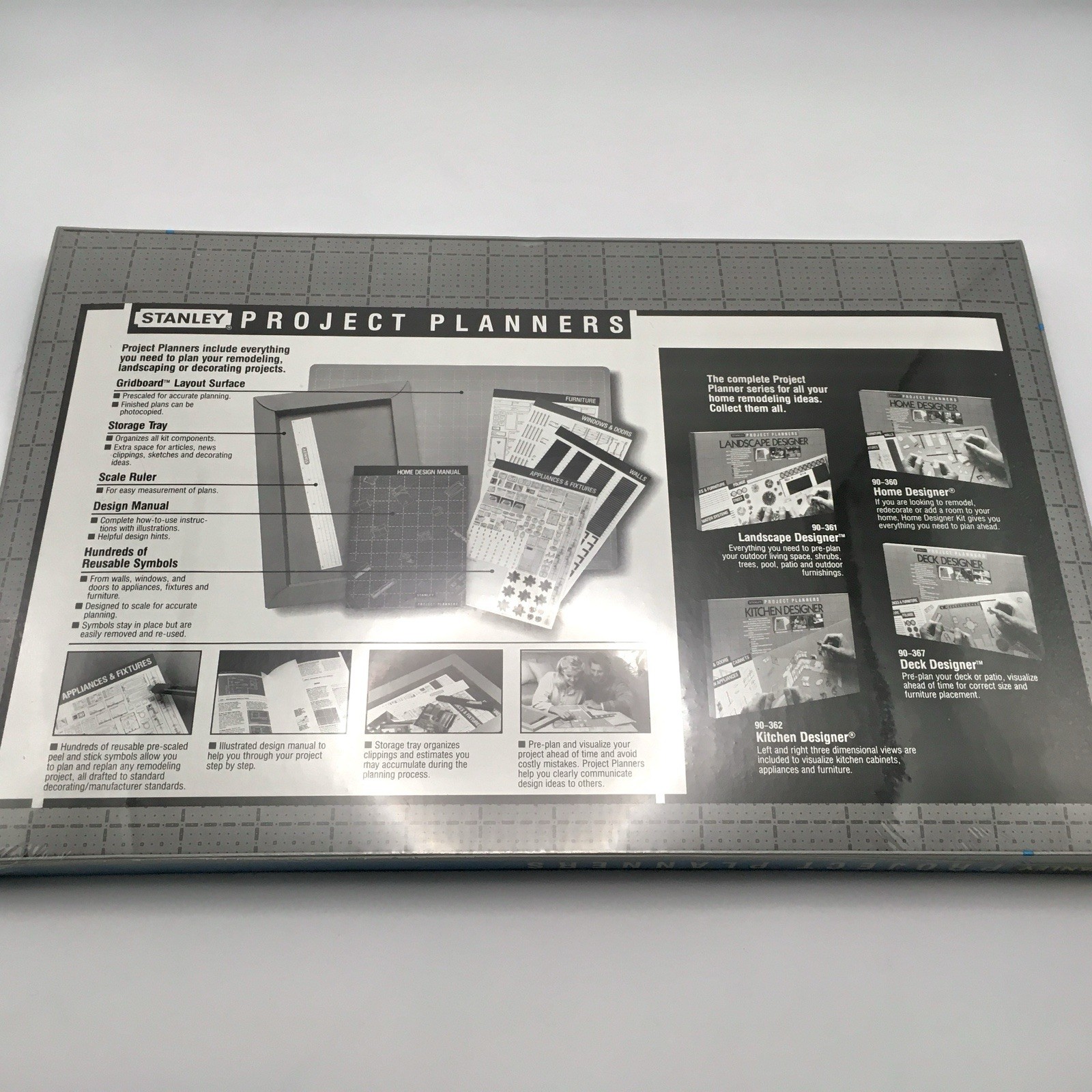 New & Sealed VTG Stanley Project Planner – Deck Designer & Kitchen Designer Pair