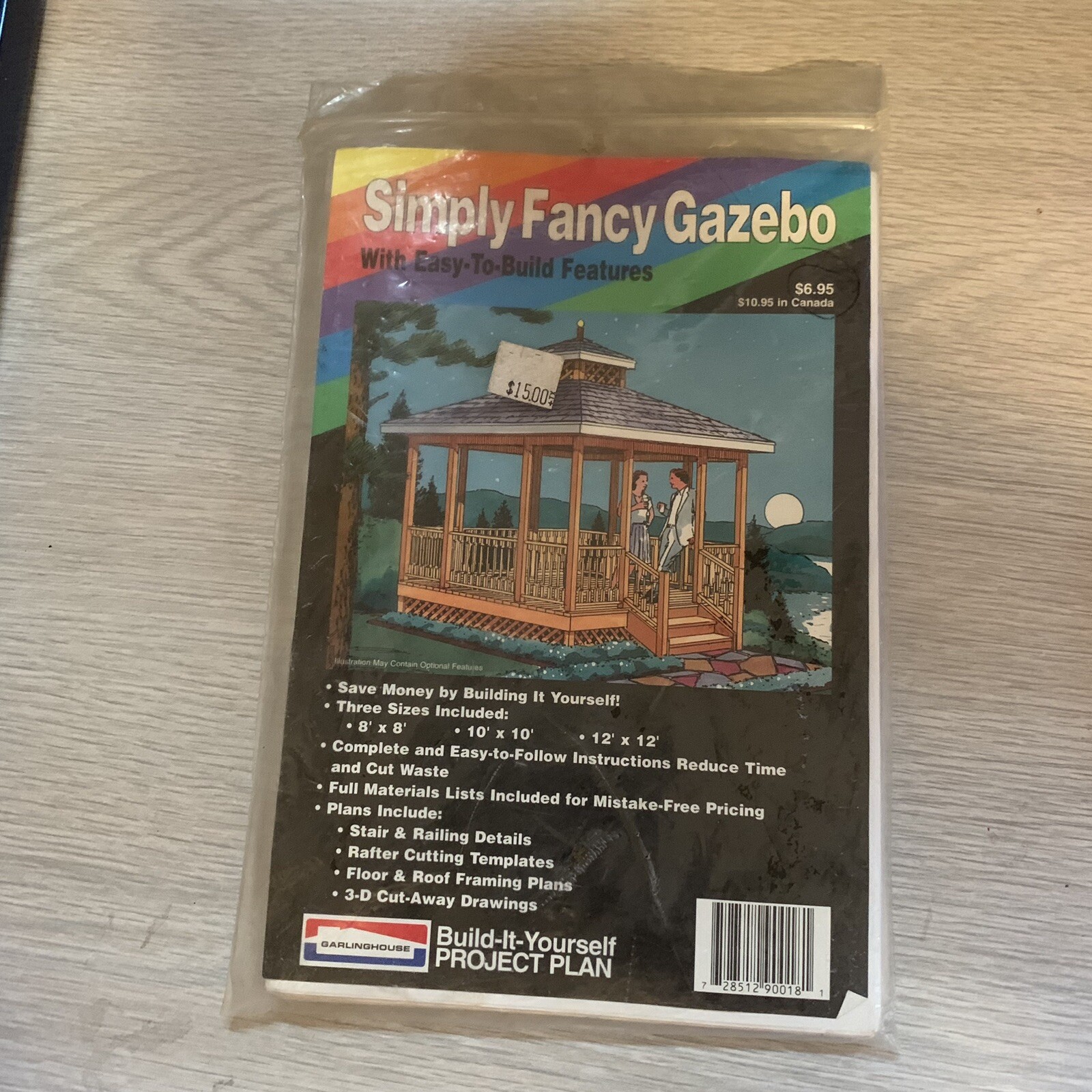 New Vintage Build It Yourself Simply Fancy Gazebo Garlinghouse Project #90018